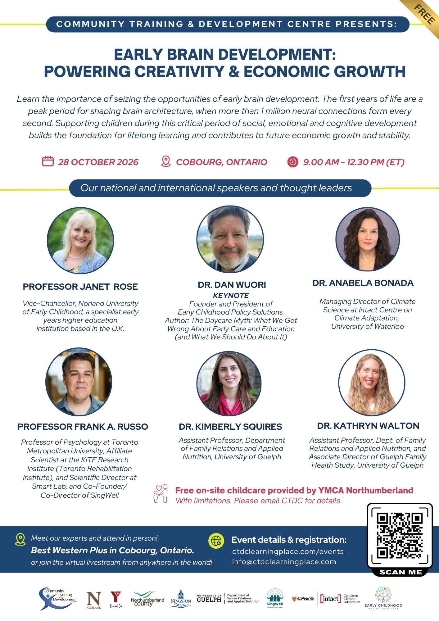 Flyer image for Early Brain Development event